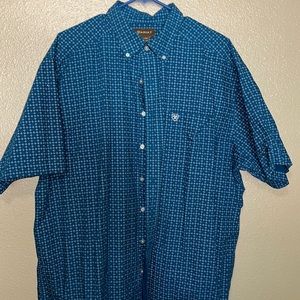 Ariat XXL Men’s Short Sleeve Button Down Shirt